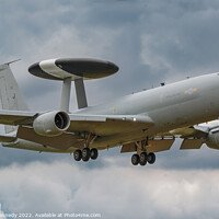 Buy canvas prints of Royal Air Force E-3D by daniel kennedy