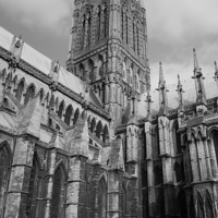 Buy canvas prints of  Lincoln Cathedral  by daniel kennedy