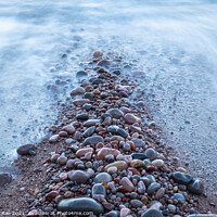 Buy canvas prints of Pebbles in the storm  by Fiona McRae