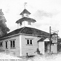 Buy canvas prints of The Post Office, Deerfield, Massachusetts. by Robert Murray