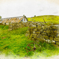 Buy canvas prints of Ruins at Abandoned Scottish Croft by Robert Murray