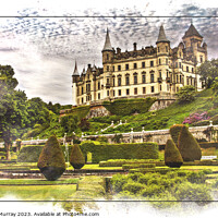 Buy canvas prints of Dunrobin Castle by Robert Murray