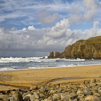 Buy canvas prints of Solitude by the Sea at Dalmore Beach. by Robert Murray