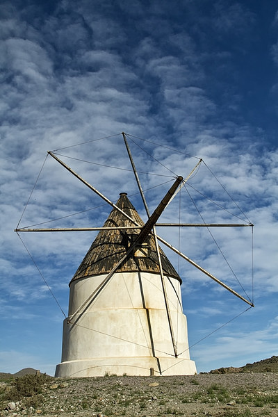 The Graceful Spanish Windmill Picture Board by Robert Murray