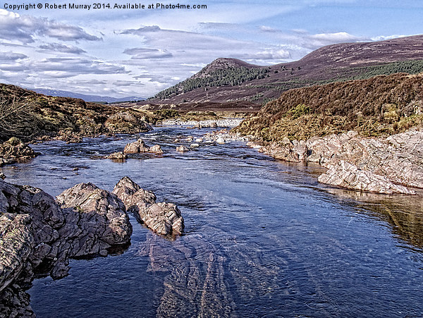  Glen Feshie in the Scottish Highlands Picture Board by Robert Murray