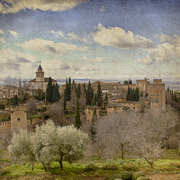 Buy canvas prints of  La Alhambra by Robert Murray