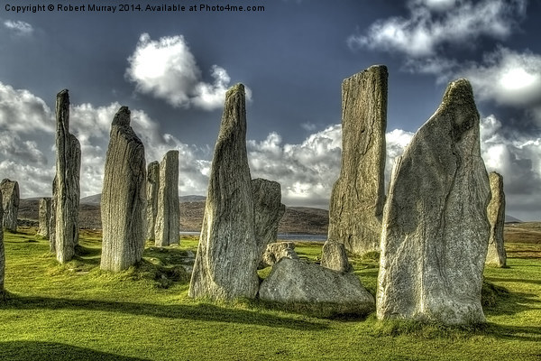  The Standing Stones of Callanish Picture Board by Robert Murray