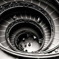 Buy canvas prints of  Downward Spiral by Robert Murray