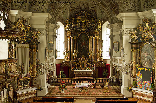  Peasant Cathedral In Soll - Austria Picture Board by Robert Murray