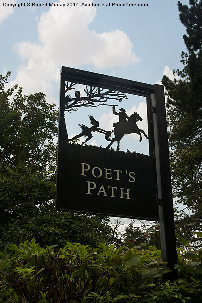 The Poet's Path Picture Board by Robert Murray