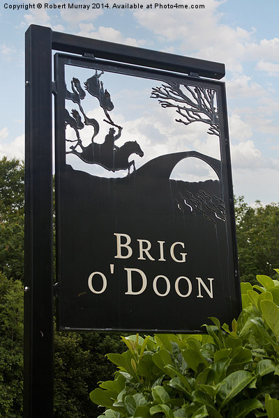  Brig o' Doon Picture Board by Robert Murray