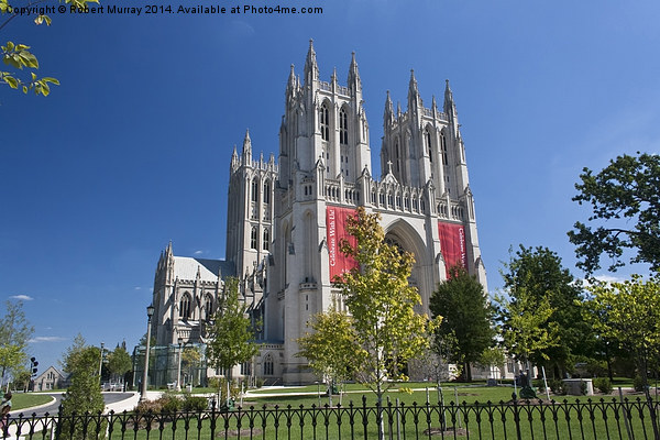  National Cathedral Washington Picture Board by Robert Murray