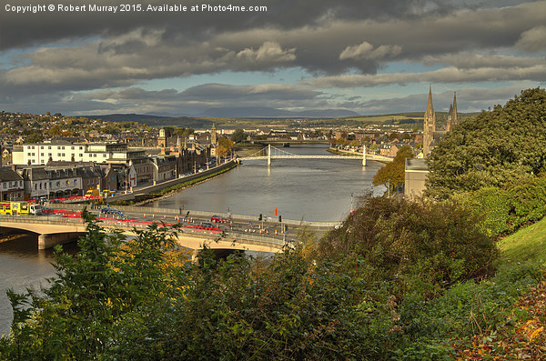 Inverness - Capital of the Highlands Picture Board by Robert Murray