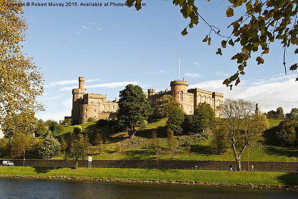  Inverness Castle Picture Board by Robert Murray