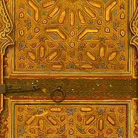 Buy canvas prints of Marrakesh Door Detail by Robert Murray
