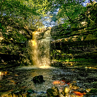 Buy canvas prints of Summerhill Force by Robert Murray