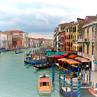 Buy canvas prints of The View From Rialto by Robert Murray
