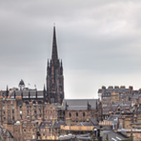 Buy canvas prints of Edinburgh Skyline by Robert Murray