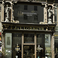 Buy canvas prints of Vienna Shop by Robert Murray