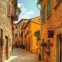 Buy canvas prints of Montefioralle by Robert Murray