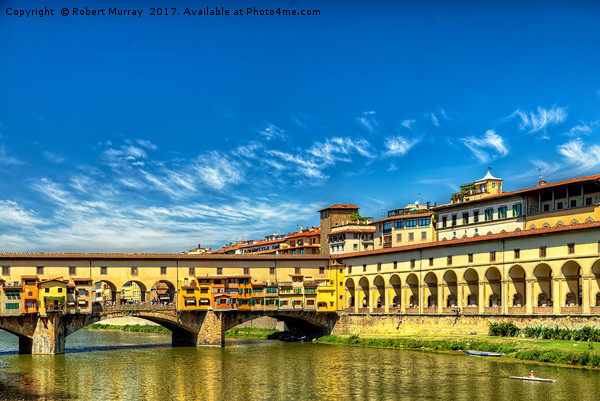 Ponte Vecchio, Florence. Picture Board by Robert Murray