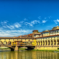 Buy canvas prints of Ponte Vecchio, Florence. by Robert Murray