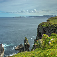 Buy canvas prints of Handa Island Cliff View by Robert Murray