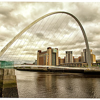 Buy canvas prints of The Millenium Bridge - Newcastle by Robert Murray