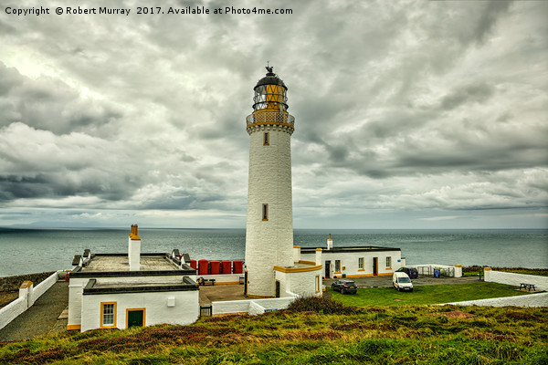 Mull of Galloway Lighthouse Picture Board by Robert Murray