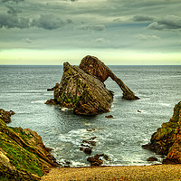 Buy canvas prints of Bow Fiddle Rock by Robert Murray