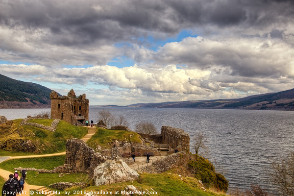 Urquhart Castle and Loch Ness,  Scotland. Picture Board by Robert Murray