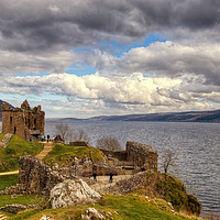 Buy canvas prints of Urquhart Castle and Loch Ness,  Scotland. by Robert Murray