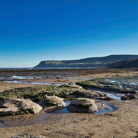 Buy canvas prints of Low Tide at Robin Hood's Bay by Robert Murray