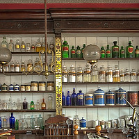 Buy canvas prints of The Apothecary Shop by Robert Murray