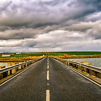 Buy canvas prints of Churchill Barrier, Orkney. by Robert Murray