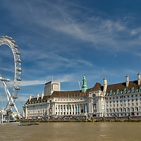Buy canvas prints of The London Eye by Robert Murray