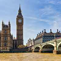Buy canvas prints of Big Ben and Houses of Parliament by Robert Murray