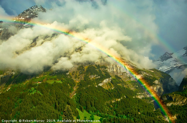 Alpine Rainbow Picture Board by Robert Murray