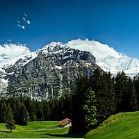 Buy canvas prints of Alpine Panorama, Switzerland by Robert Murray