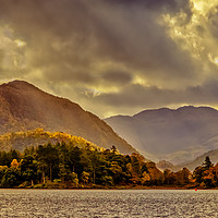 Buy canvas prints of  Dramatic Light at Derwentwater by Robert Murray
