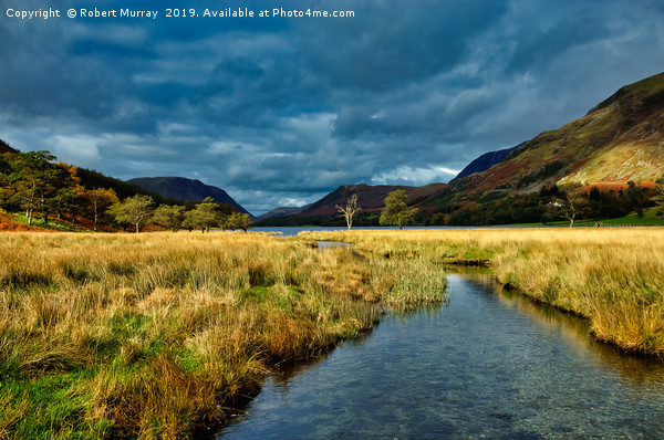  Buttermere landscape Picture Board by Robert Murray