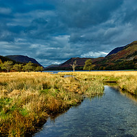 Buy canvas prints of  Buttermere landscape by Robert Murray