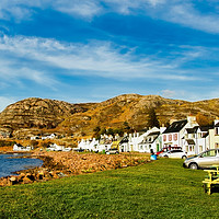 Buy canvas prints of Shieldaig Village, Wester Ross, Scotland. by Robert Murray