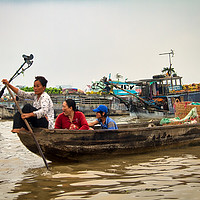 Buy canvas prints of Life on the Mekong Delta by Robert Murray