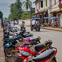 Buy canvas prints of Transport in Luang Prabang, Laos. by Robert Murray