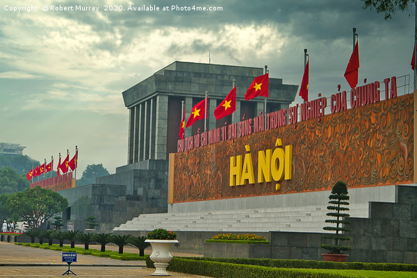 The Ho Chi Minh Mausoleum, Hanoi, Vietnam. Picture Board by Robert Murray