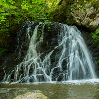 Buy canvas prints of Waterfall in Fairy Glen by Robert Murray