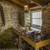Buy canvas prints of In the old toolshed by Robert Murray