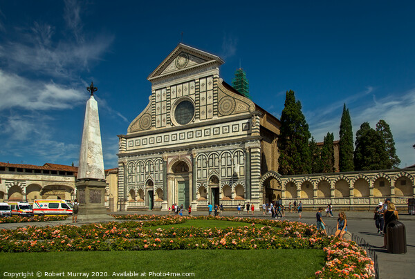 Basilica of Santa Maria Novella, Florence. Picture Board by Robert Murray