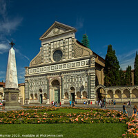 Buy canvas prints of Basilica of Santa Maria Novella, Florence. by Robert Murray